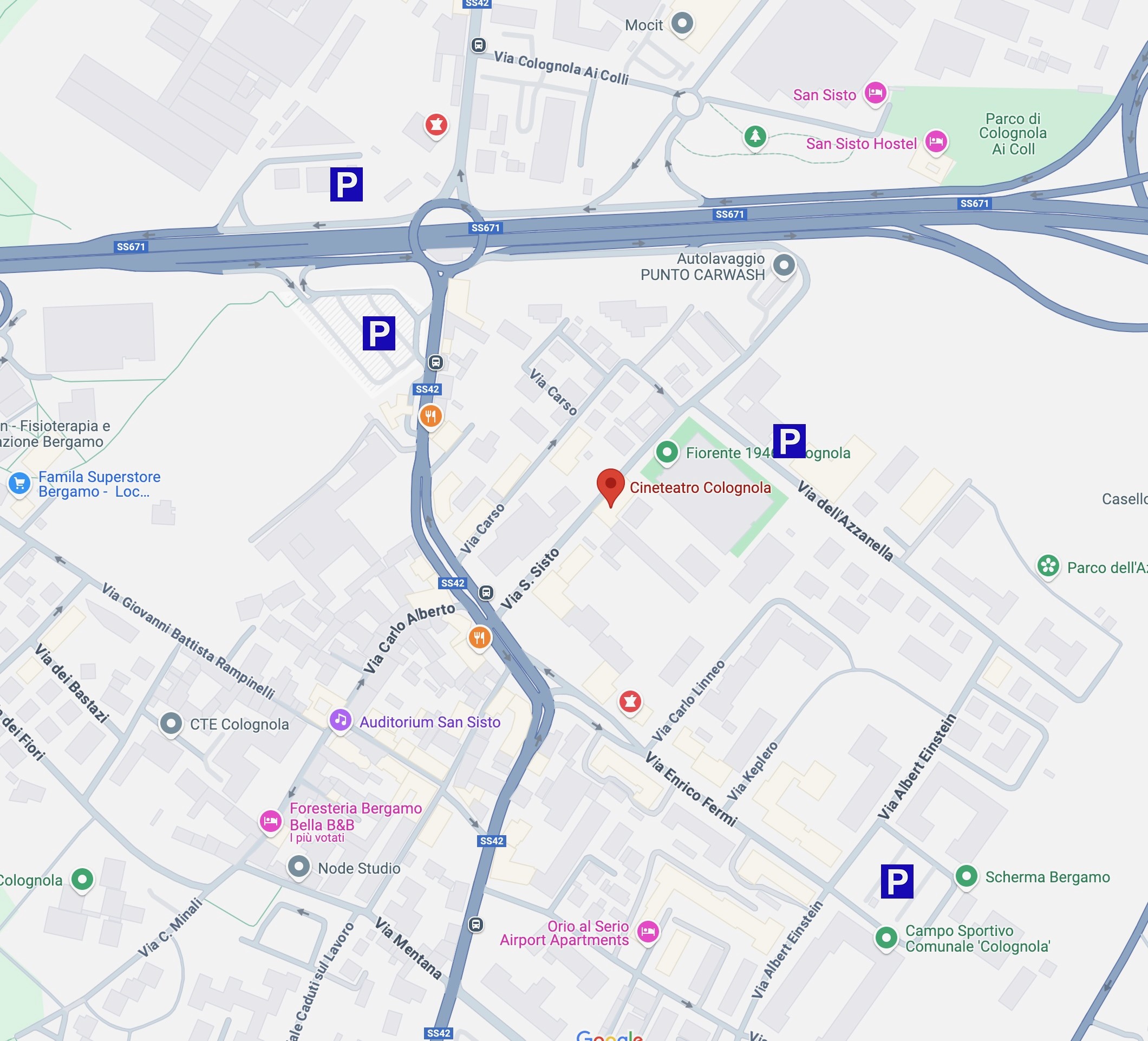 MAPPA PARCHEGGI